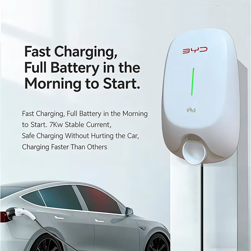 7KW Wall‑Mounted AC EV Chargin - Wallbox Ev ulasan dan harga