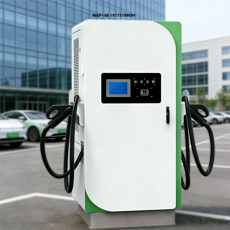 60kw  CCS2+CHAdeMO OCPP Fast C - Ev Charging Pile ulasan dan harga