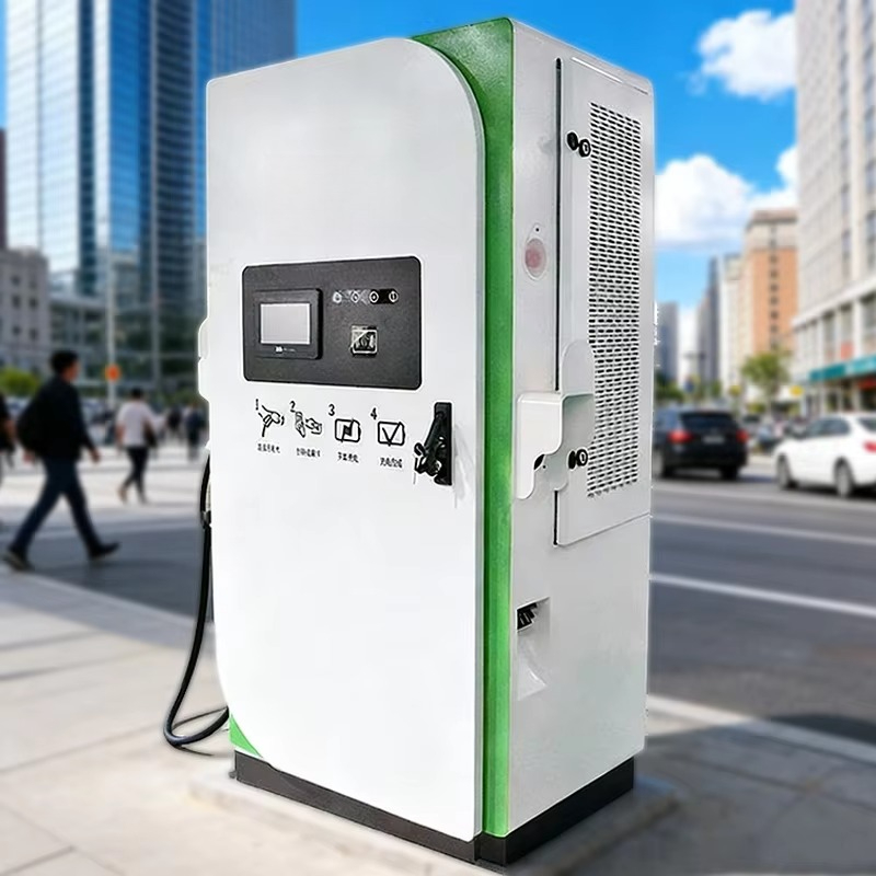 60kw  CCS2+CHAdeMO OCPP Fast C - Ev Charging Pile ulasan dan harga