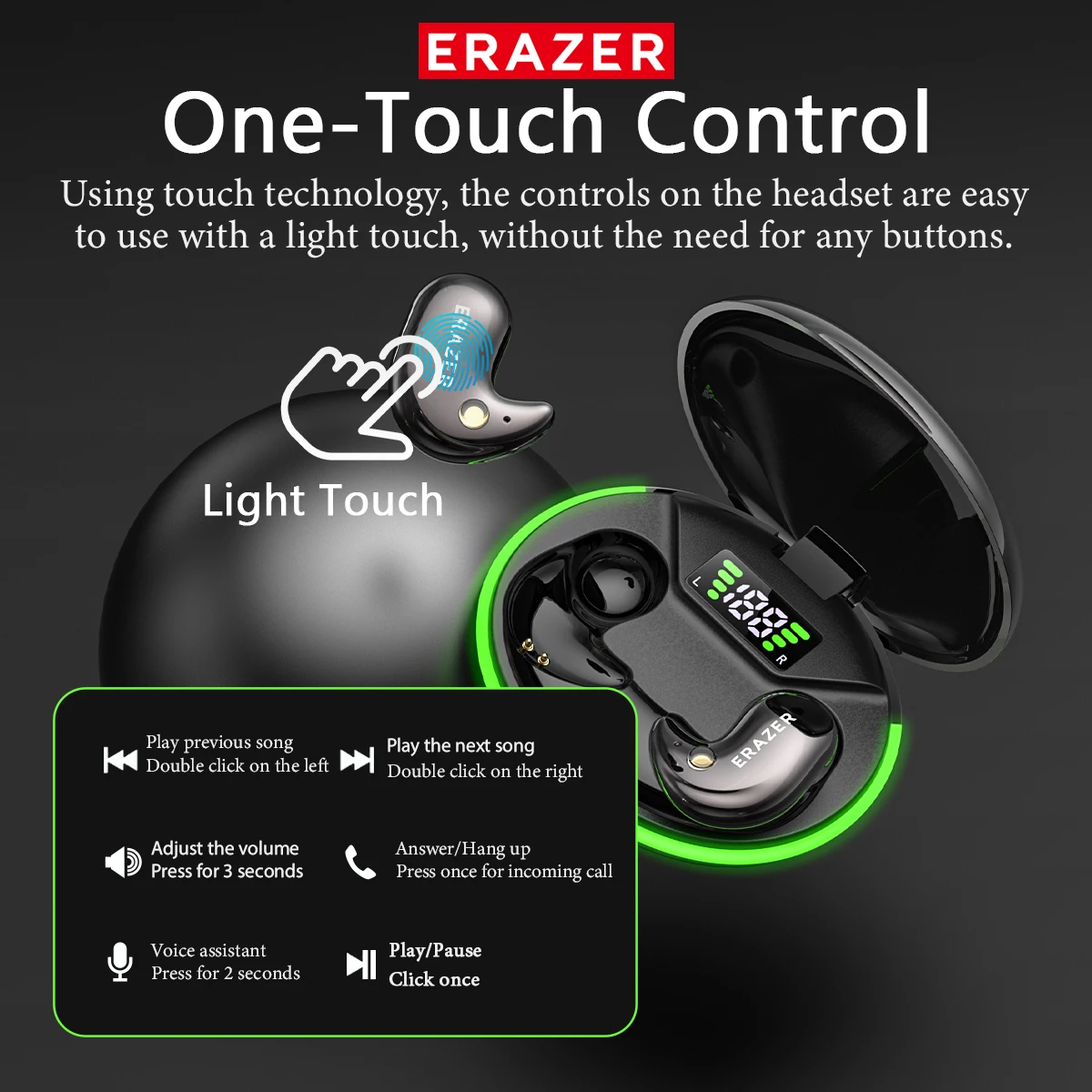 EARZER XF58 In-Ear Bluetooth H - Type 2 Charger ulasan dan harga