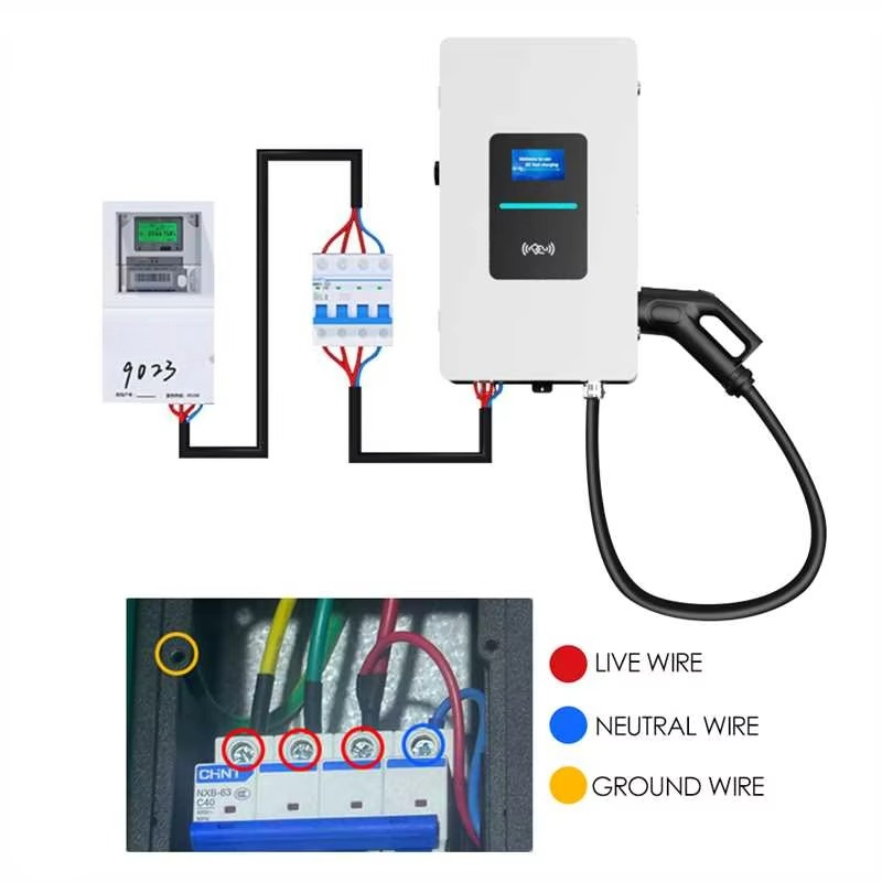 RSCHG 20kw CCS1 IP54  DC Elect - Wallbox Ev ulasan dan harga