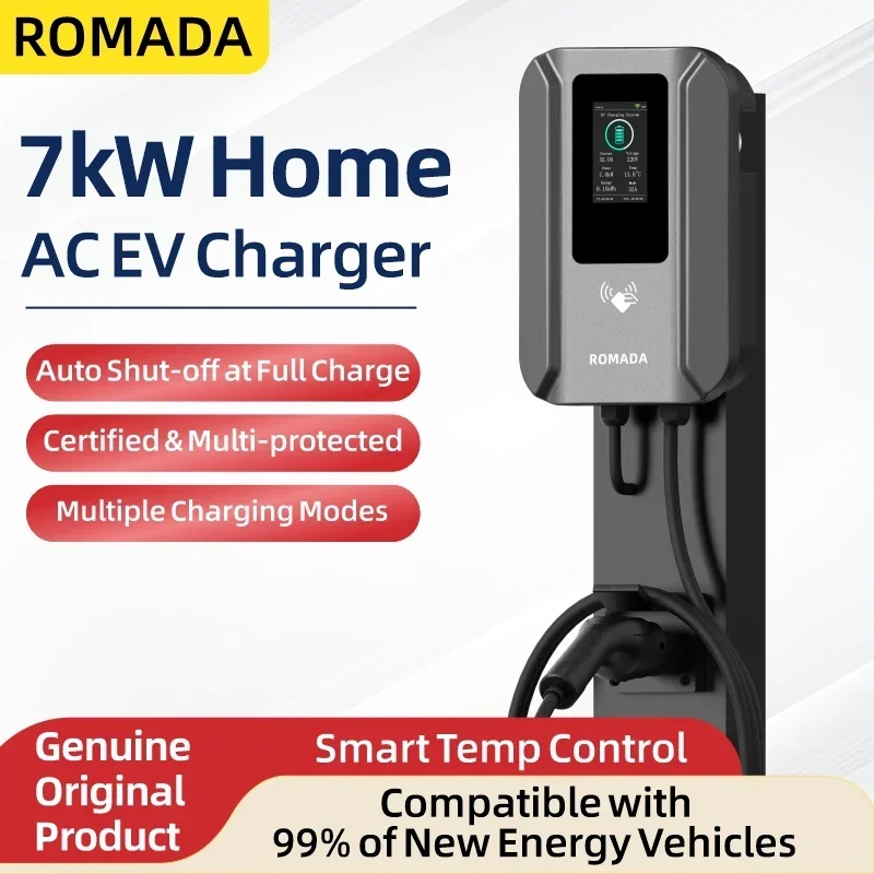 ROMADA AC 7KW  EV Charging Sta - Wallbox Ev ulasan dan harga